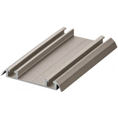 Aluprofil kolejnice spodní šířka 75 mm bronz 4 m – Sleviste.cz