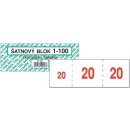 Tiskopis Baloušek Tisk ET290 Šatnový blok 1-100