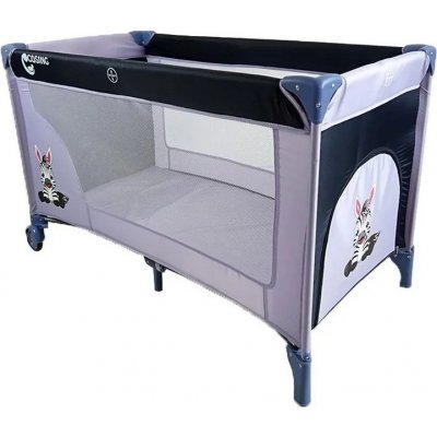 Cosing Cestovní postýlka Adam Zebra šedá – Sleviste.cz