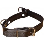 Zubíček Kombinovaný obojek z ploché kůže – Sleviste.cz