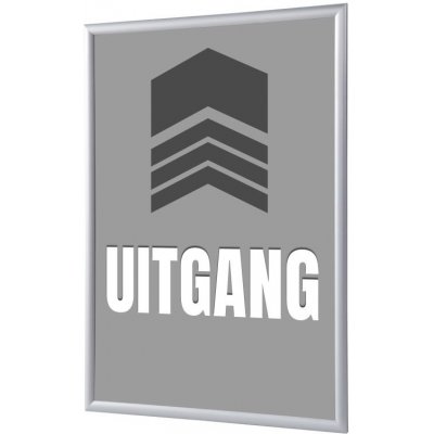 Jansen Display Set klaprámu A1, Východ, šedý, holandsky, 625 x 872 mm – Zboží Dáma