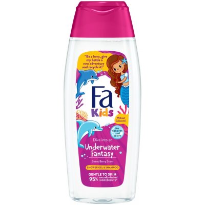 Fa Kids Underwater Fantasy sprchový gel a šampon 2v1 400 ml – Zboží Mobilmania