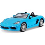 Bburago Porsche 718 Boxster modrá 1:24 – Hledejceny.cz