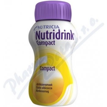 NUTRIDRINK COMPACT S PŘÍCHUTÍ MERUŇKOVOU POR SOL 4X125ML