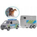 Kids Globe Traffic VW policejní dodávka CZ design 28cm kov zpětný chod – Zboží Mobilmania