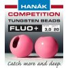 Rybářské lanko Hanák Competition Tungstenové hlavičky Fluo růžové 3mm