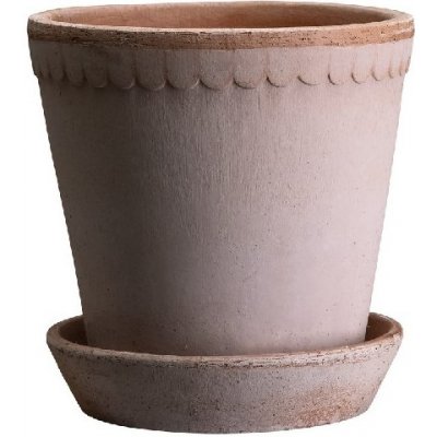 Květináč Helena s podmiskou Raw Rosa 16 cm Bergs Potter – Hledejceny.cz