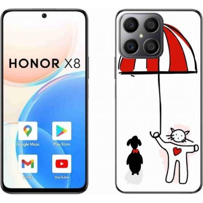 Pouzdro mmCase Gelové Honor X8 4G - pejsek a kočička – Zboží Mobilmania