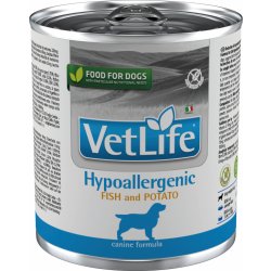 Vet Life Natural Dog Hypoaller Fish&Potato 300 g