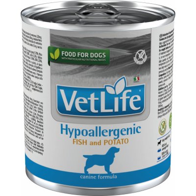 Farmina Pet Foods Vet Life Natural Dog Hypoaller Fish&Potato 300 g