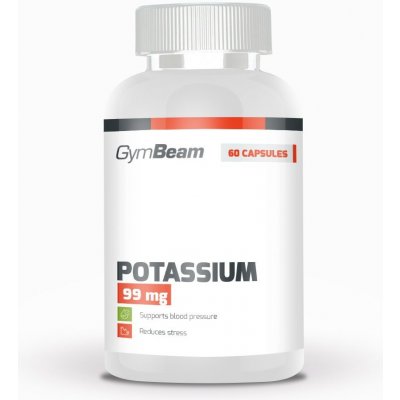GymBeam Potassium 60 unflavored kapslí – Zboží Mobilmania