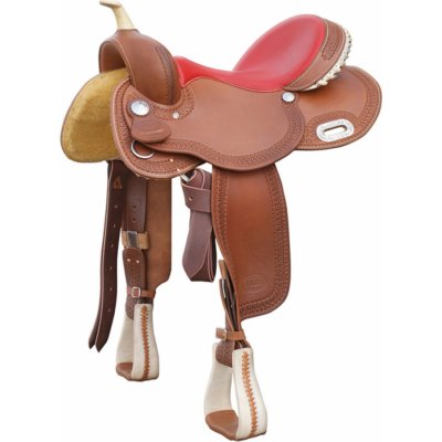 Pool's Sedlo westernové Red Seat cognac – Zboží Dáma