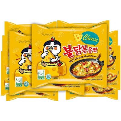 Samyang Buldak ramen Samyang Cheese Chicken Spicy 10 x 140 g – Sleviste.cz