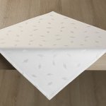 Veba Ubrus ATHOS Lístky bílá 40x40 cm – Zbozi.Blesk.cz