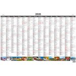 nástěnný Plánovací roční mapa A1 obrázková 2026 – Zboží Dáma