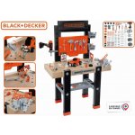 Smoby BlackDecker Bricolo Center Workshop + 92 ks příslušenství – Sleviste.cz
