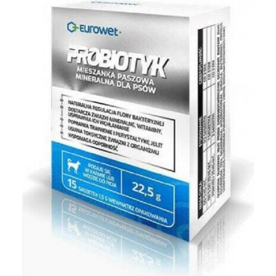 Eurowet Probiotik prášek pes 15 x 1,5 g – Hledejceny.cz