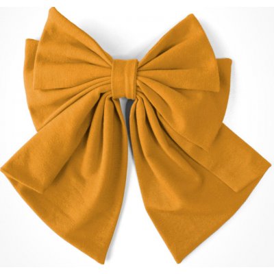 Mašle do vlasů se sponou hořčicová – Zboží Mobilmania