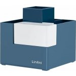 DELI Linfini 4 oddíly + 1 vyjímatelný box, plastový, modrý – Zboží Dáma