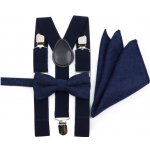 Amparo Miranda dětský set motýlek a kšandy Miranda SM553 modrý – Zboží Dáma