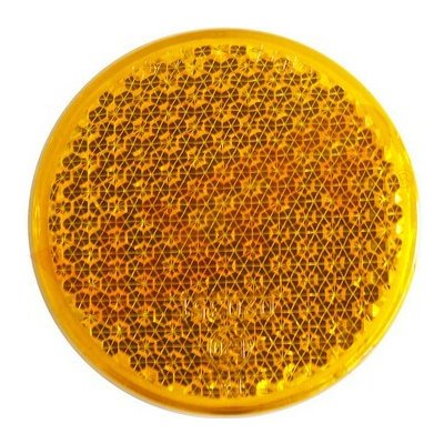 Odrazka pr. 60mm oranž samolepicí – Hledejceny.cz