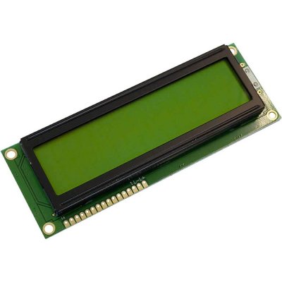 Display Elektronik LCD displej žlutozelená 16 x 2 Pixel (š x v x h) 122 x 44 x 11.1 mm – Zboží Živě