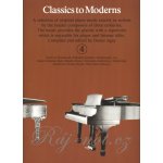 Classics to Moderns 4 brown book 17 skladeb pro mírně pokročilé klavíristy 4+ – Sleviste.cz