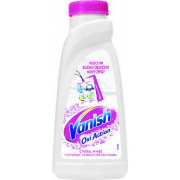 Vanish Oxi Action Crystal White Liquid tekutý odstraňovač skvrn 450 ml