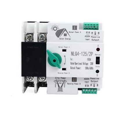 Automatický přepínač sítí - napájení 2P 230V 16A - NLQ4-125/2P pro FVE – Sleviste.cz