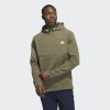 Pánská mikina adidas Textured Anorak Hoodie tmavě zelená