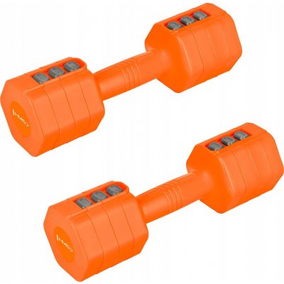 HMS Činky potažené pogumované nastavitelné 2 x 2,5 kg – Hledejceny.cz