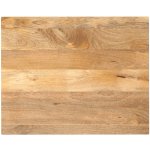 Omaxi 102095 Stolní deska 100 x 80 x 2,5 cm obdélníková mangovníkové dřevo – Hledejceny.cz