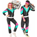 Retro šusťáková souprava 80's černo zelená – Sleviste.cz