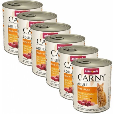 Carny Adult hovězí kuře 6 x 800 g – Hledejceny.cz