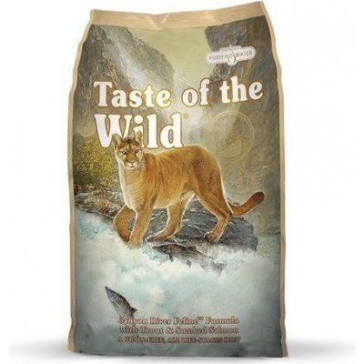 Taste of the Wild Canyon River Feline se pstruhem a uzeným lososem 2 kg