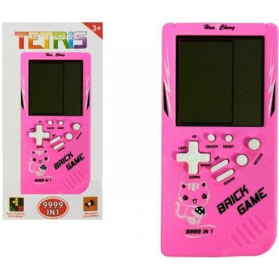 Mamido Elektronická hra Tetris Brick Game růžová – Hledejceny.cz