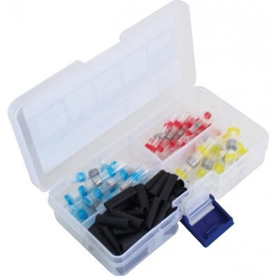 Smršťovací termonuklické spojky na vodiče s cínem, sada 100ks ASTA – Sleviste.cz