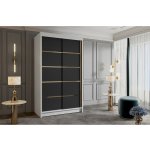 Ankon VIGO IV 100 cm bílá/černá – Zboží Dáma