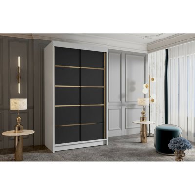 Ankon VIGO IV 100 cm bílá/černá – Zboží Dáma