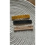 Kreatinka/CEDULKA KOŽENÁ SRDCE 70x12mm Barva: Šedá ombre – Sleviste.cz