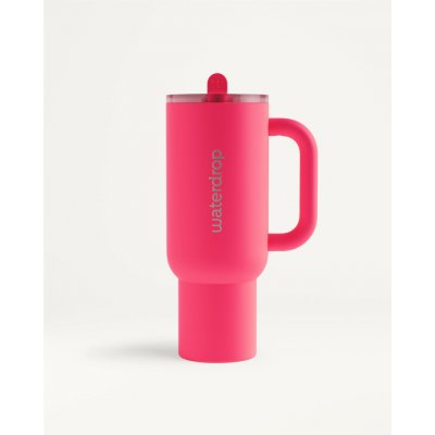 Waterdrop Explorer Tumbler nerezový tumbler s brčkem (limitovaná edice) Neon Pink 1100 ml – Sleviste.cz
