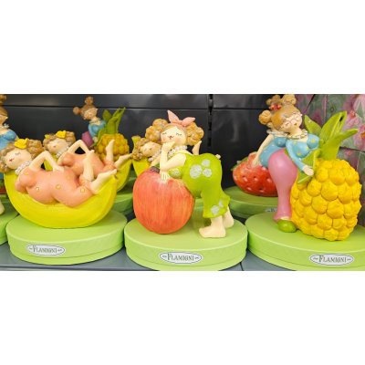 Flamigni dekorativní dřevěná figurka paní s bonbony z ovocného želé 90 g – Zbozi.Blesk.cz