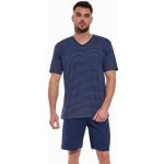 Cornette Bruce pánské pyžamo krátké tm.modré – Zboží Dáma