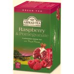 Ahmad Tea Zelený čaj s malinou a granátovým jablkem 20 x 2 g – Sleviste.cz