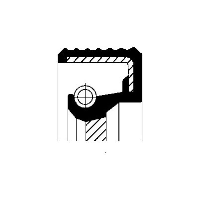 07015547B CORTECO Tesnici krouzek hridele, hridel prevodovky – Hledejceny.cz