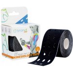 BronVit Sport Kinesio Tape děrovaný černá 5 cm x 5 m – Hledejceny.cz