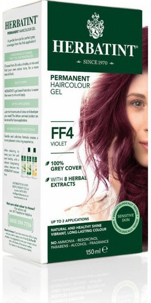 Herbatint permanentní barva na vlasy fialová FF4 150 ml | Srovnanicen.cz