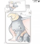 Jerry Fabrics povlečení Dumbo šedé 100 x 135 , 40 x 60 cm – Zboží Mobilmania