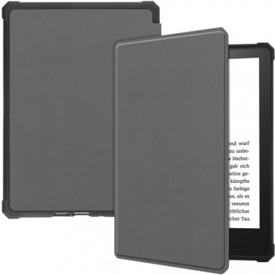 Vsechnonamobil LEATHER Zaklápěcí obal Amazon Kindle Paperwhite 5 37714 šedý – Zbozi.Blesk.cz