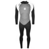 Neopren No Fear Wetsuit Full Mens Black/Cha/White